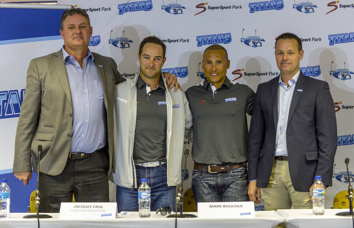 #CSAnews <a href="/markb46/">Mark Boucher</a> appointed as coach of the <a href="/Titans_Cricket/">Momentum Multiply Titans</a> cricket.co.za/news/13991/Bou…