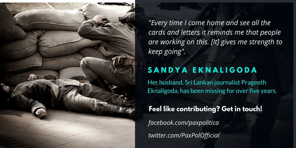 VRajesekhar's tweet image. #CallforContributors: Send in your thoughts on the Intl. #DayofDisappeared. Join us as we strive to #EndImpunity.