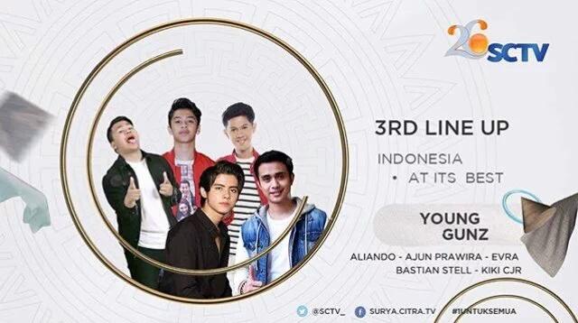 Konser malam puncak HUT <a href="/SCTV_/">SCTV</a>  tgl 24 Agustus 2016 @evra_ofc Bersama Young Gunz 😊 #Evrangers #sctv #graduateband