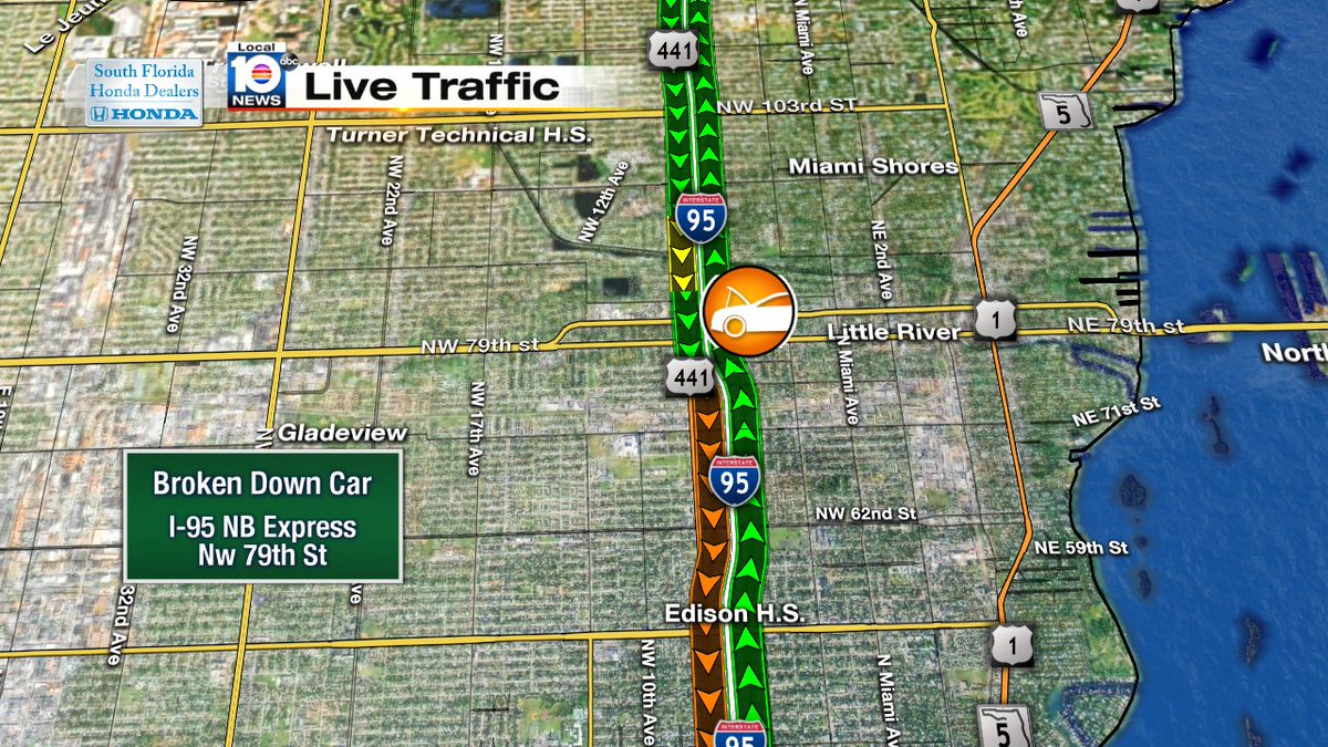Disabled Vehicle on I-95NB Express Lanes at NW 79th St #traffic #miami https://t.co/ozZETJIi8i
