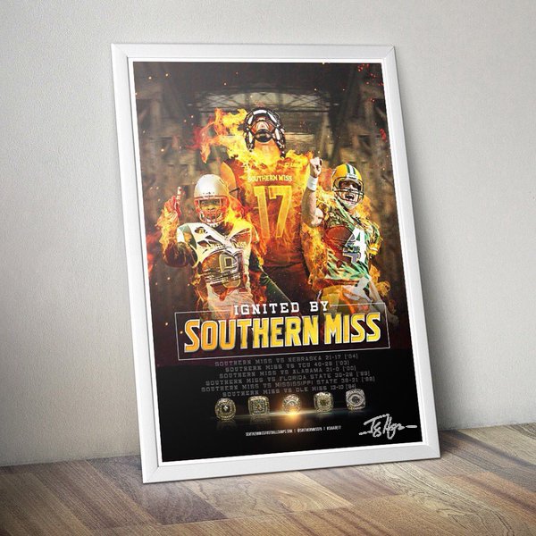 SouthernMissFB's tweet photo. We're giving away 1️⃣ @CoachHopson signed poster! 

Retweet and Follow to Enter!

Winner announced on Friday! #SMTTT https://t.co/bxUYuyBCF5