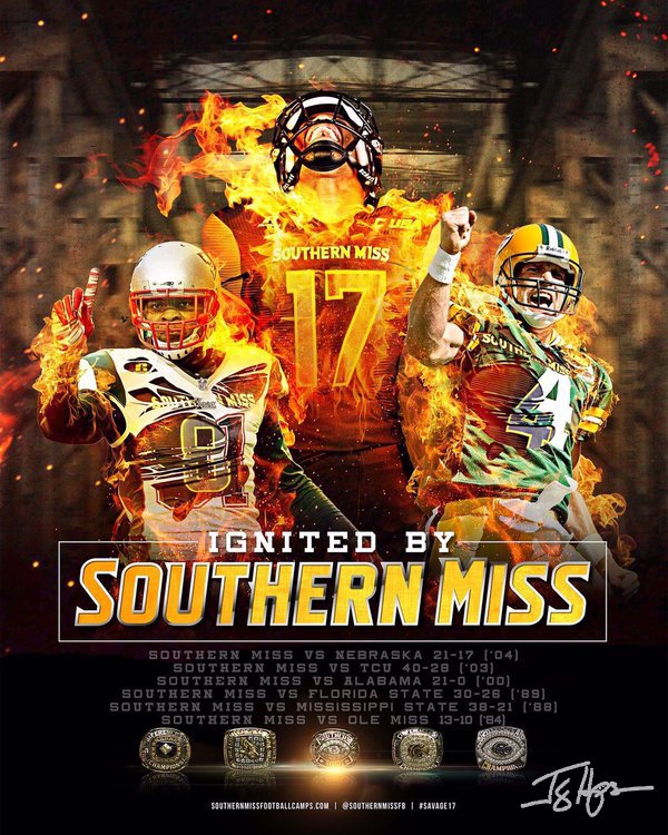 SouthernMissFB's tweet photo. We're giving away 1️⃣ @CoachHopson signed poster! 

Retweet and Follow to Enter!

Winner announced on Friday! #SMTTT https://t.co/bxUYuyBCF5