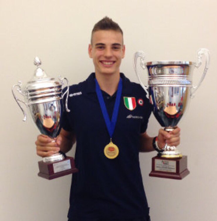 バレーボールイタリア代表 シモーネ・ジャネッリ選手サイン入りローテ