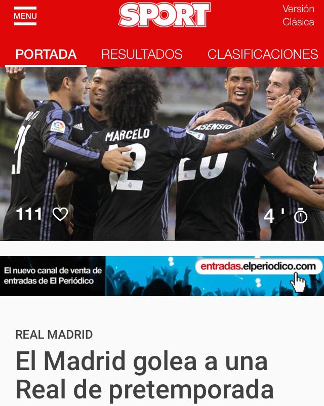 RMadridplus_'s tweet photo. Según el @sport el RM viene de ganarle a un R.Sociedad de pretemporada.Y el Betis q pasa, ¿q viene de #UCL quizás? 😒 https://t.co/jvzWN61izb