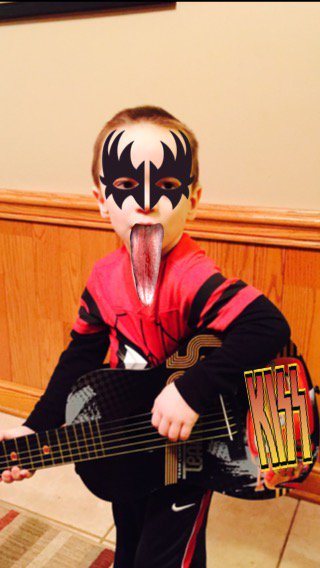 eug5150's tweet photo. @KISSOnline My 5 1/2 year old son is going with me to see KISS for the first time this Friday in Youngstown!!!!!!!!! https://t.co/X09hodkiUN