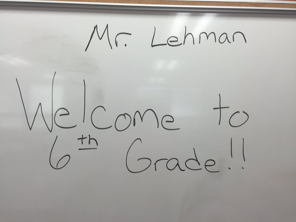 Welcome to the first day of your educational career Mr. Lehman. #OtsegoKnights #GladYourHere