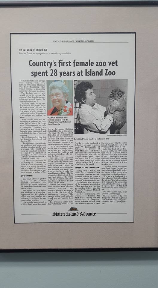 NYSAVT (@nyslvts) on Twitter photo #DYK The very first woman Zoo Veterinarian started in 1942 at <a href="/StatenIslandZoo/">StatenIslandZoo</a> So much #history at this facility!! #DYK The very first woman Zoo Veterinarian started in 1942 at <a href="/StatenIslandZoo/">StatenIslandZoo</a> So much #history at this facility!!