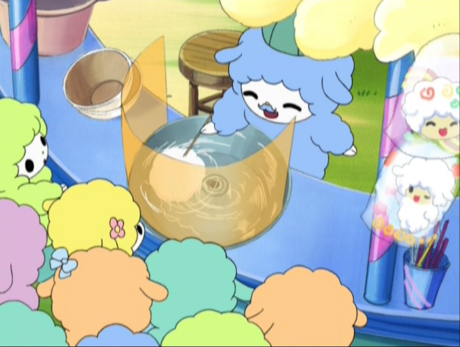 おねがいマイメロディ ブルーレイ公式 على تويتر ヒツジ村の感謝祭 カラフルなモコモコでいっぱい おねがいマイメロディすっきり 第22話 ヒツジ村ですっきり より 邨 マイメロディ
