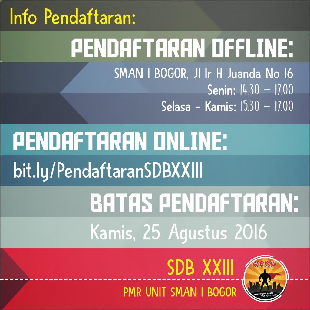 [Info Pendaftaran Lomba SDB XXIII]