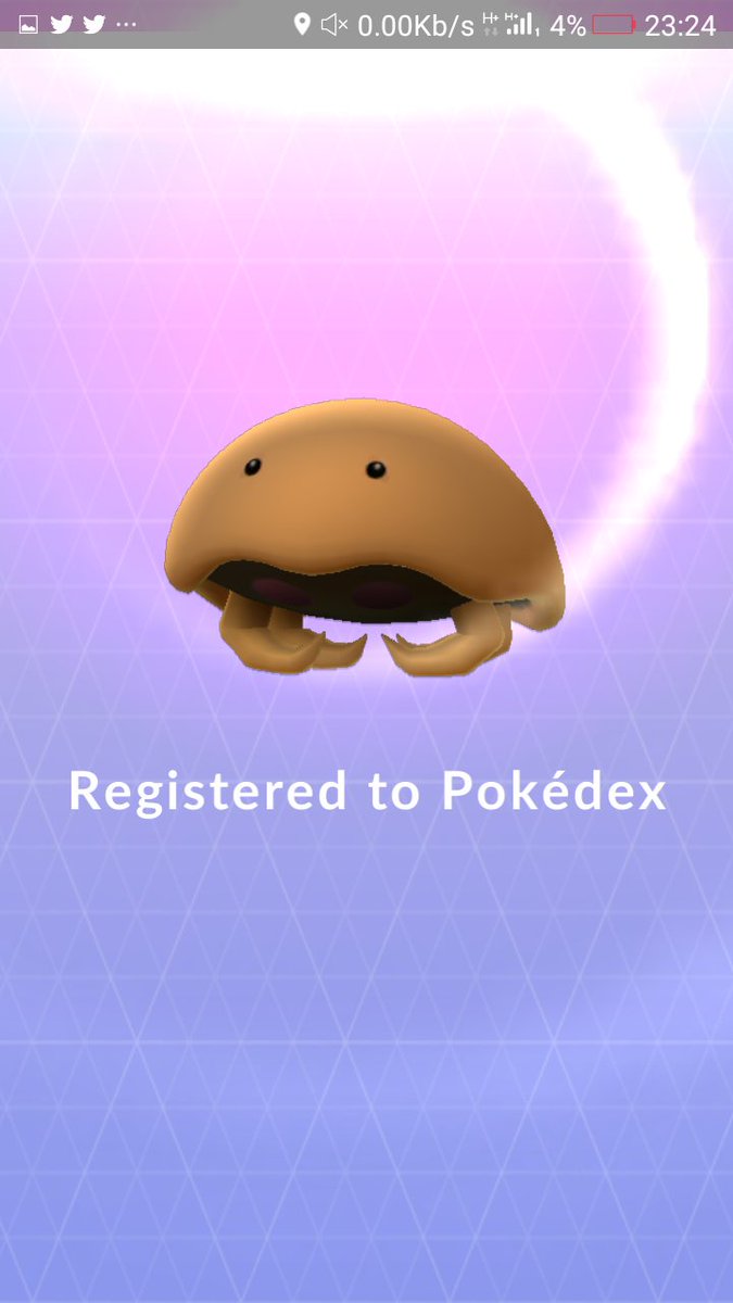 iAmDalian's tweet photo. @CatchEmAlI  @GoCatchEmAlI @Pokemon @PokemonGoApp @AnushkaSharma @Brittneyxxb This Time It's a KABUTO https://t.co/7a7niRaWRE