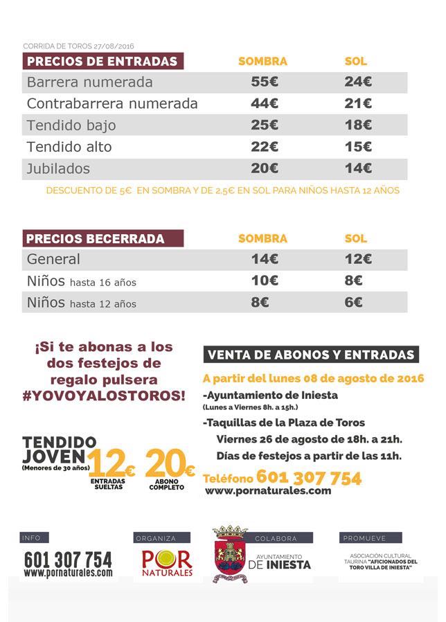 Iniesta_Toros's tweet photo. En INIESTA podemos presumir de tener los PRECIOS MÁS BARATOS DE ESPAÑA. #yovoyalostoros ¡PÁSALO! https://t.co/5SqelXJwCM