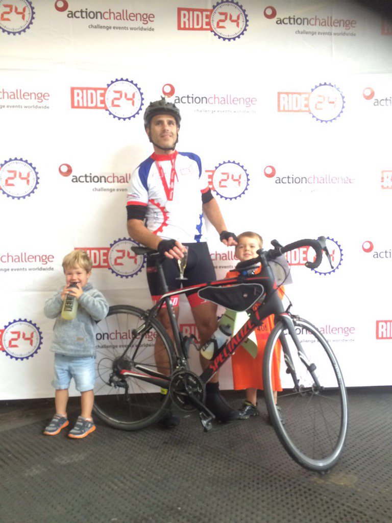 21.5 hours in the saddle