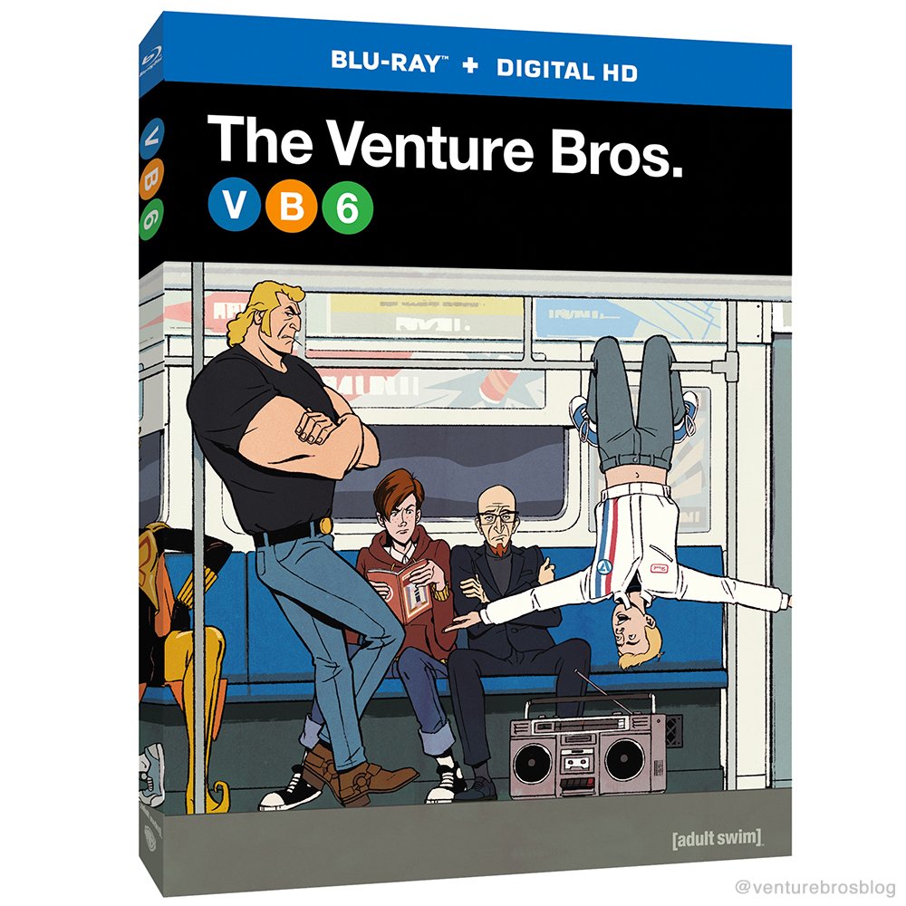 #VentureBros Season 6 coming to Blu-ray and DVD October 4, 2016! Full details: bit.ly/2b9WYDj #AdultSwim