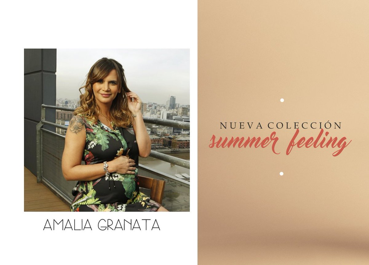 Junto a la hermosa <a href="/AmelieGranata/">Amalia Granata 💙💙</a> presentamos un adelanto exclusivo de la nueva colección en <a href="/nacer_y_crecer/">Nacer y Crecer</a> ☼♥