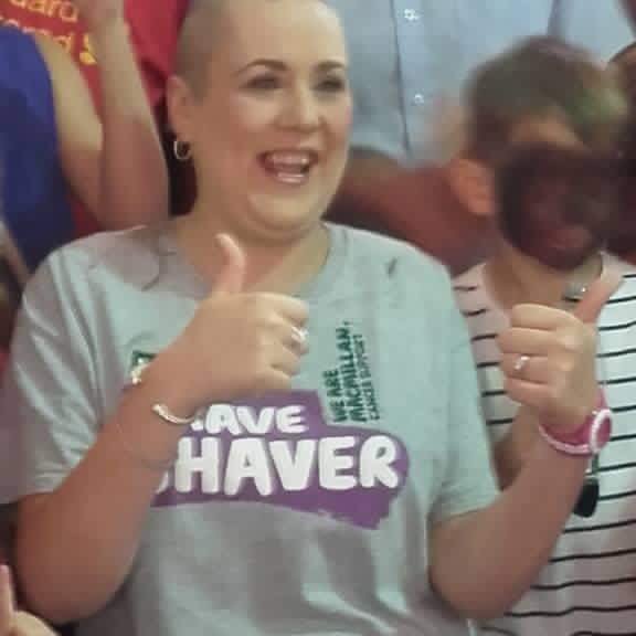 Well done to Vicki Murt from Beauty Box, People's Market raising over £1400 for <a href="/macmillancancer/">Macmillan Cancer Support</a> ! #bravetheshave