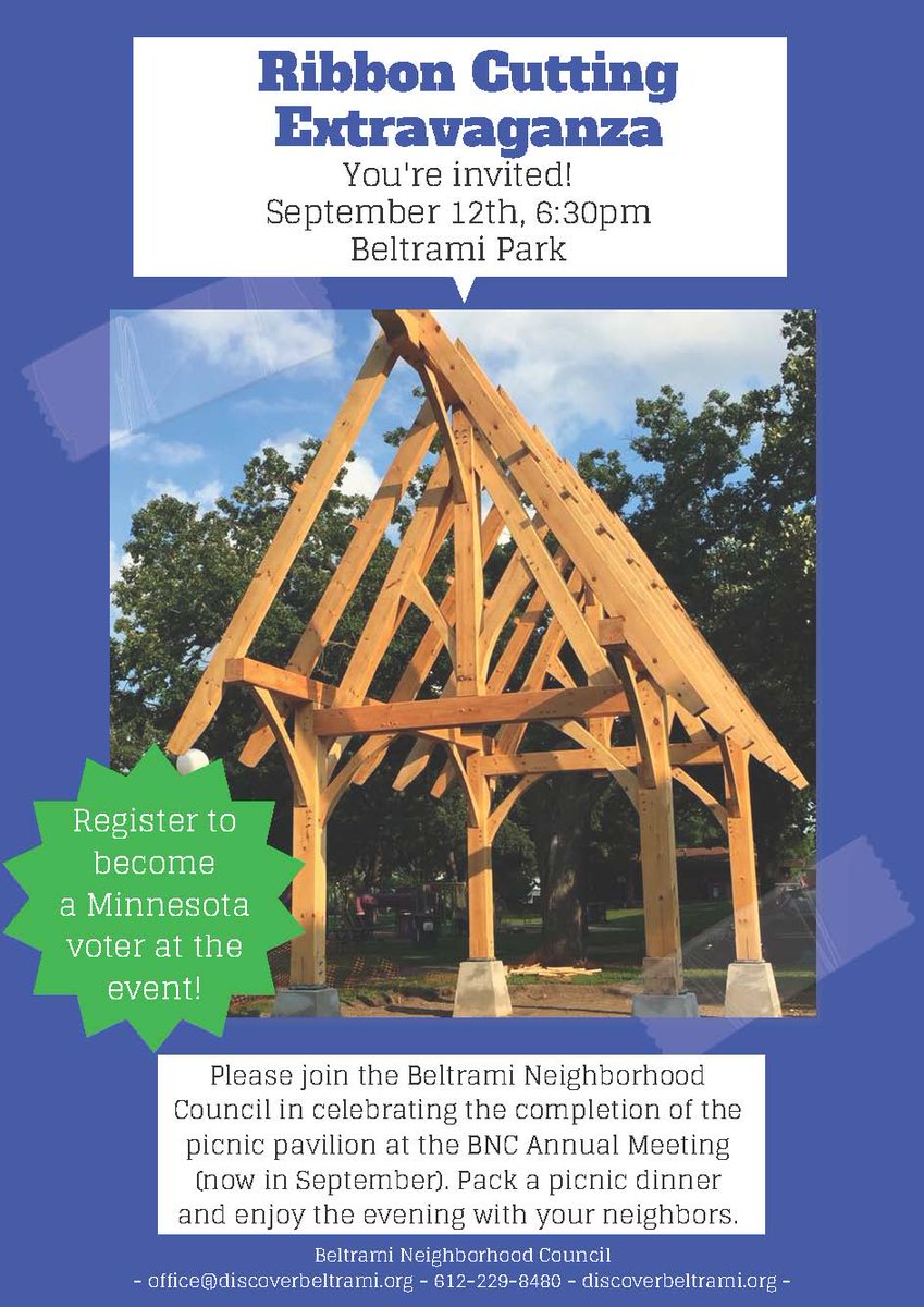 SY_MicroGreens's tweet photo. Proud to have helped bring #pavilionpossible to the @Beltrami_NE neighborhood -Will we see you @ the ribbon cutting? https://t.co/etUwGDJfJf