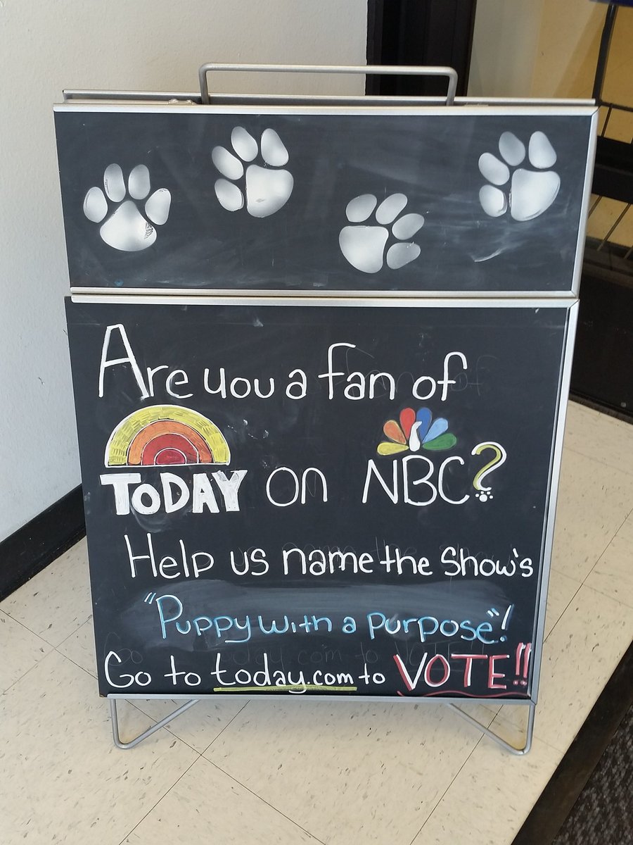 PetSmartOcoeeFl's tweet photo. Today on the Today show https://t.co/EalBBHdcF8