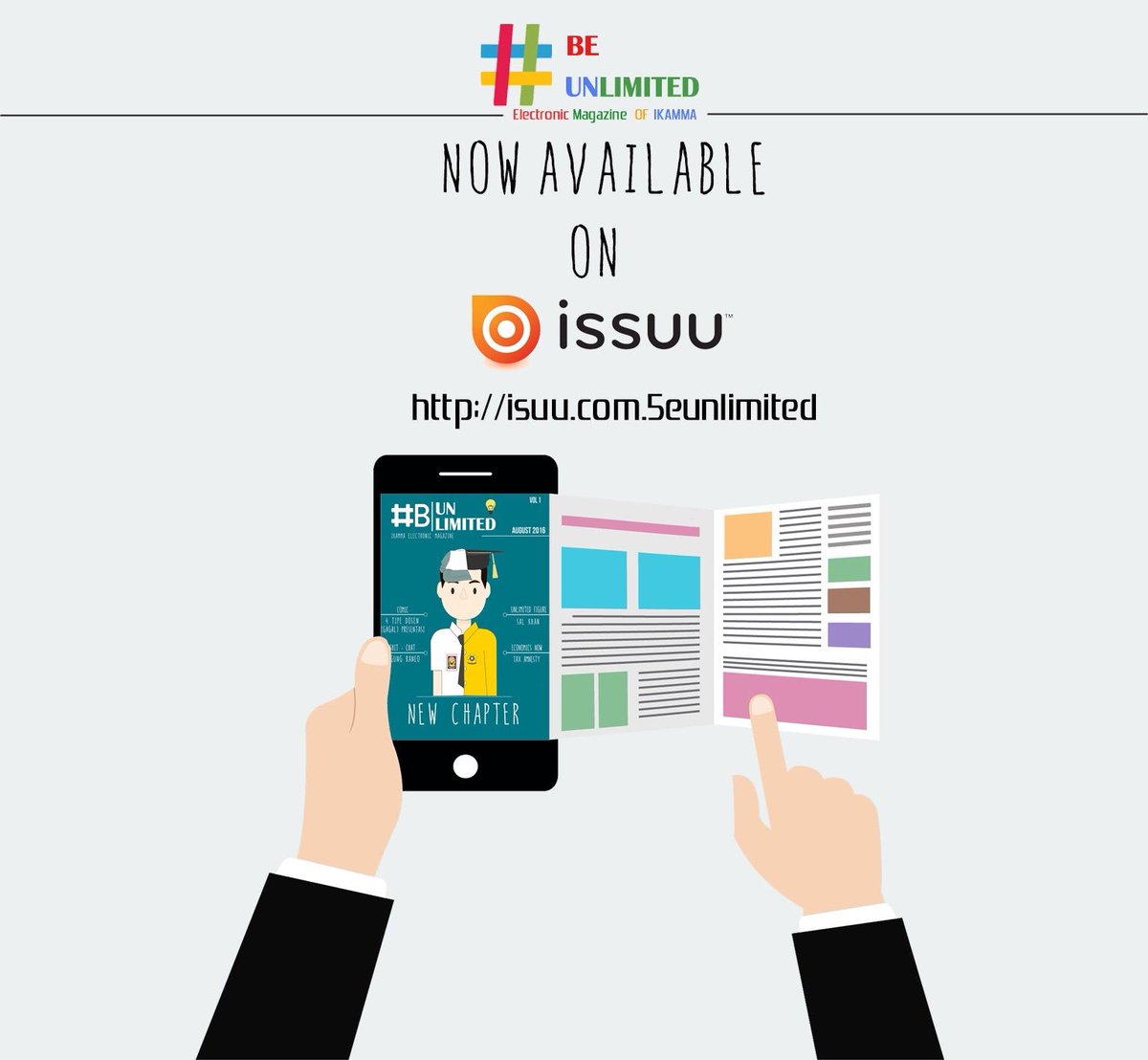 #BEUNLIMITED the electronic magazine of IKAMMA now officially release >> issuu.com/5eunlimited/do…