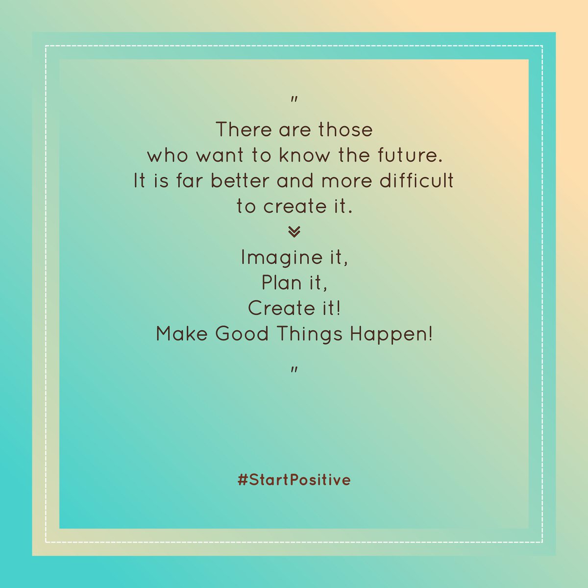 HMJServices's tweet image. #StartPositive #Nigeria
Shall we predict the future or create it? I say let's create! Make good things happen!