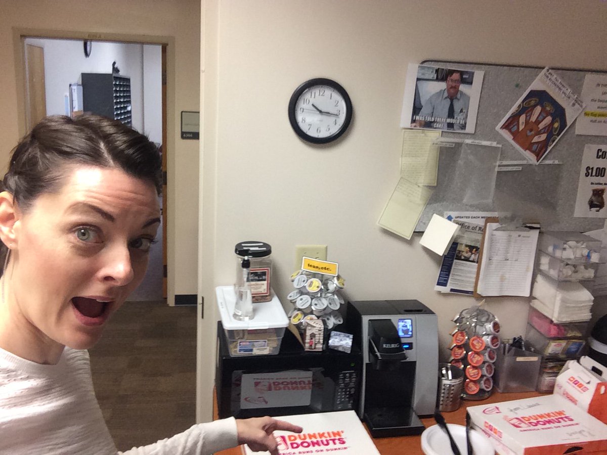 DuqHistory's tweet photo. We have so many donuts. We need your help eating them. Stop by 603 COLH! #FirstDayTreats https://t.co/PEK0Zb7hdi