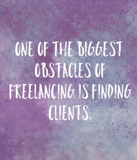 One of the biggest obstacles of freelancing is finding clients. #freelancing #marketing #findingclients #remotework