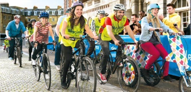 You can win two BRAND NEW bikes for the #SkyRide in Leicester on Sunday! Get <a href="/tomandclaire/">Tom and Claire</a> on from 4pm 💪🏼🚴🏼