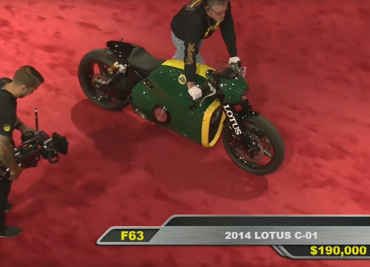 DanielSimonCom's tweet image. Lotus C-01 auctioned for $190,000 at @mecum auction in Monterey. Halleluja. #Lotusbike #danielsimon #lotusc01