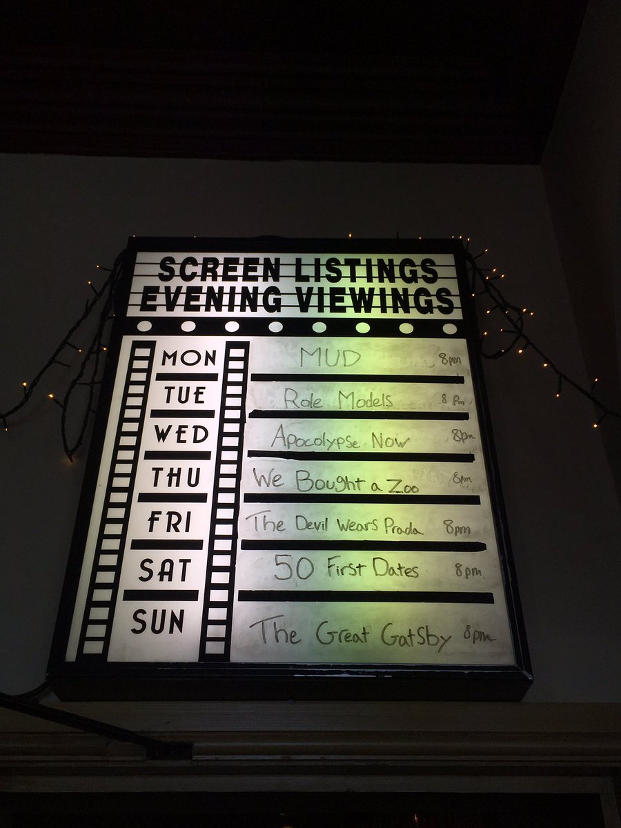 This weeks movies .@gorringeparkpub slight changes in times for @rhythmnbabes Tuesday &amp; <a href="/CURRYBOND2016/">CURRYBOND</a> Saturday