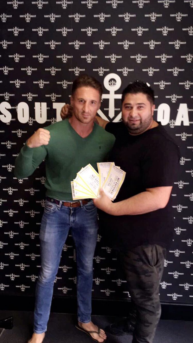 SouthCoastInkBM's tweet photo. We have our tickets. Do you have yours?? #TBT #Boxing #JakeBest https://t.co/TEiHkFNbgt