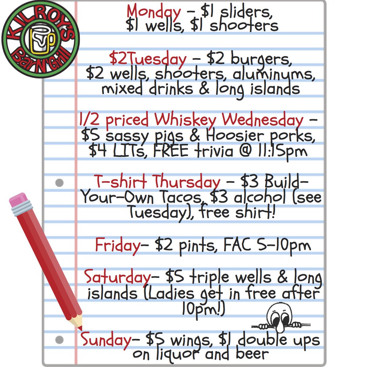 Kilroy's on Kirkwood tweet media