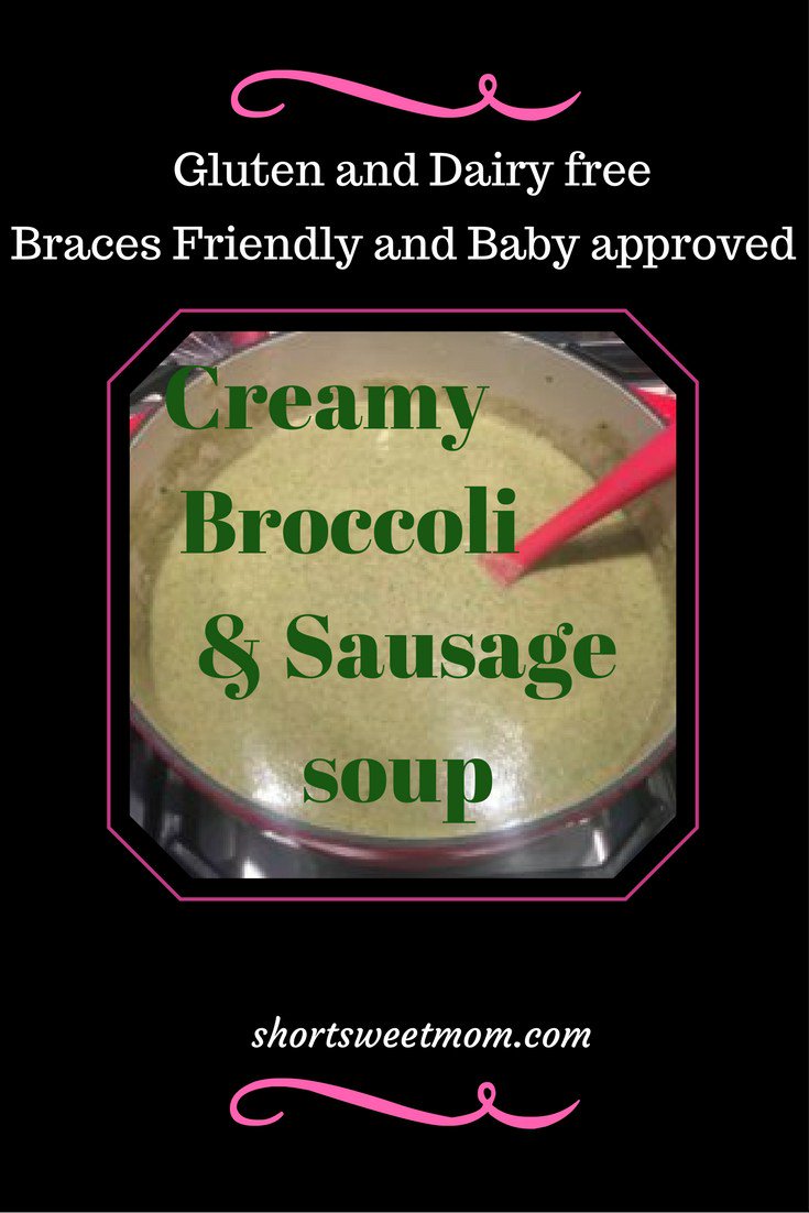 short_sweet_mom's tweet image. Creamy Broccoli and Sausage soup shortsweetmom.com/creamy-broccol…