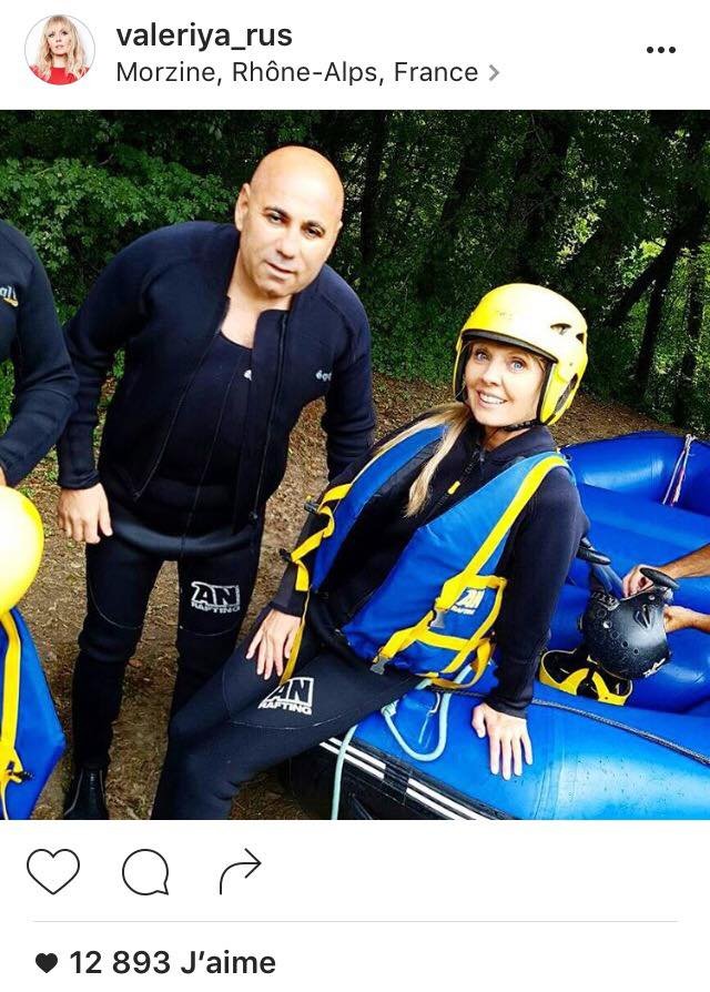 Russian singer Valeriya was recently spotted in #Morzine