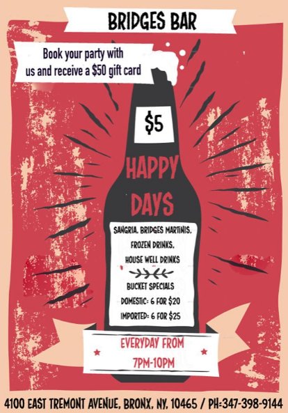 Remember, remember specials that won't put a beating on your wallet. #throggsneck #bronxny