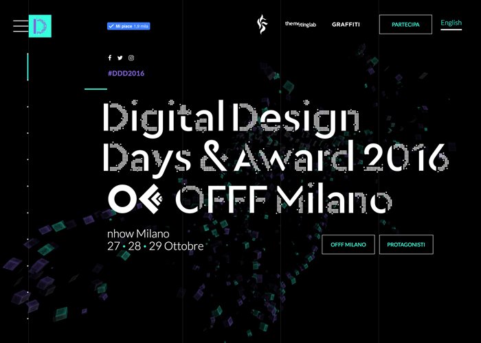 Monday Inspiration #8 - A neat website for the Digital Design Day event - ddd.it/en