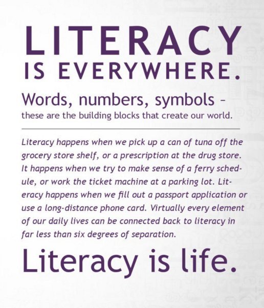 Decoda Literacy on Twitter "Literacy is much more than reading and