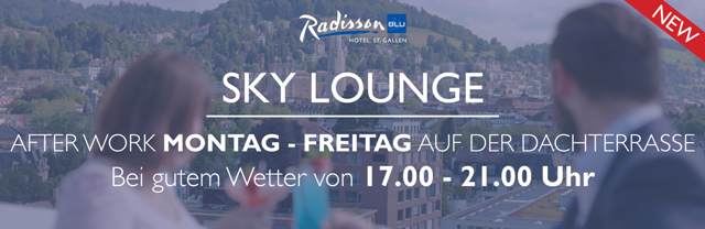 RadissonSG's tweet photo. #Afterwork auf unserer #Dachterrasse  ab sofort Montag bis Freitag! https://t.co/xu1gLdAJFp
