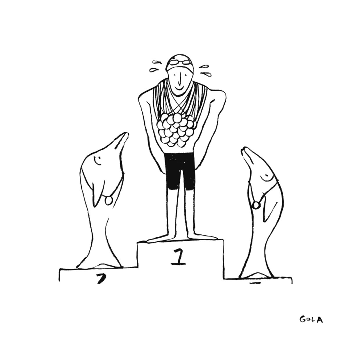 guardian's tweet photo. #Rio2016 as seen by Brazilian artist @andregola https://t.co/hE5j0QHVcN https://t.co/f47f7oFqIj
