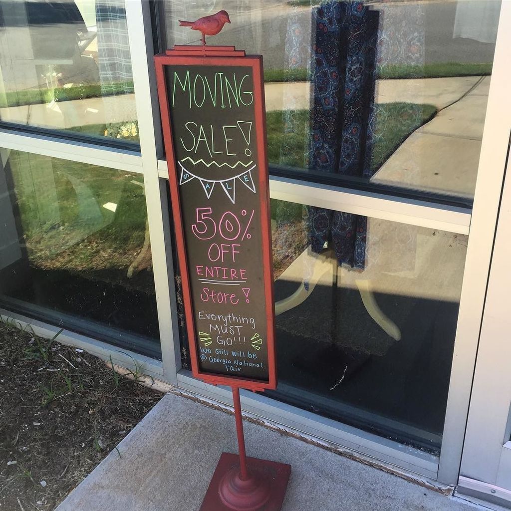 SouthernFlairB's tweet photo. We are sad to announce that Southern Flair Boutique is relocating so come enjoy 50% off th… https://t.co/dk0Q1YMWAp https://t.co/VZvaVSkxSr