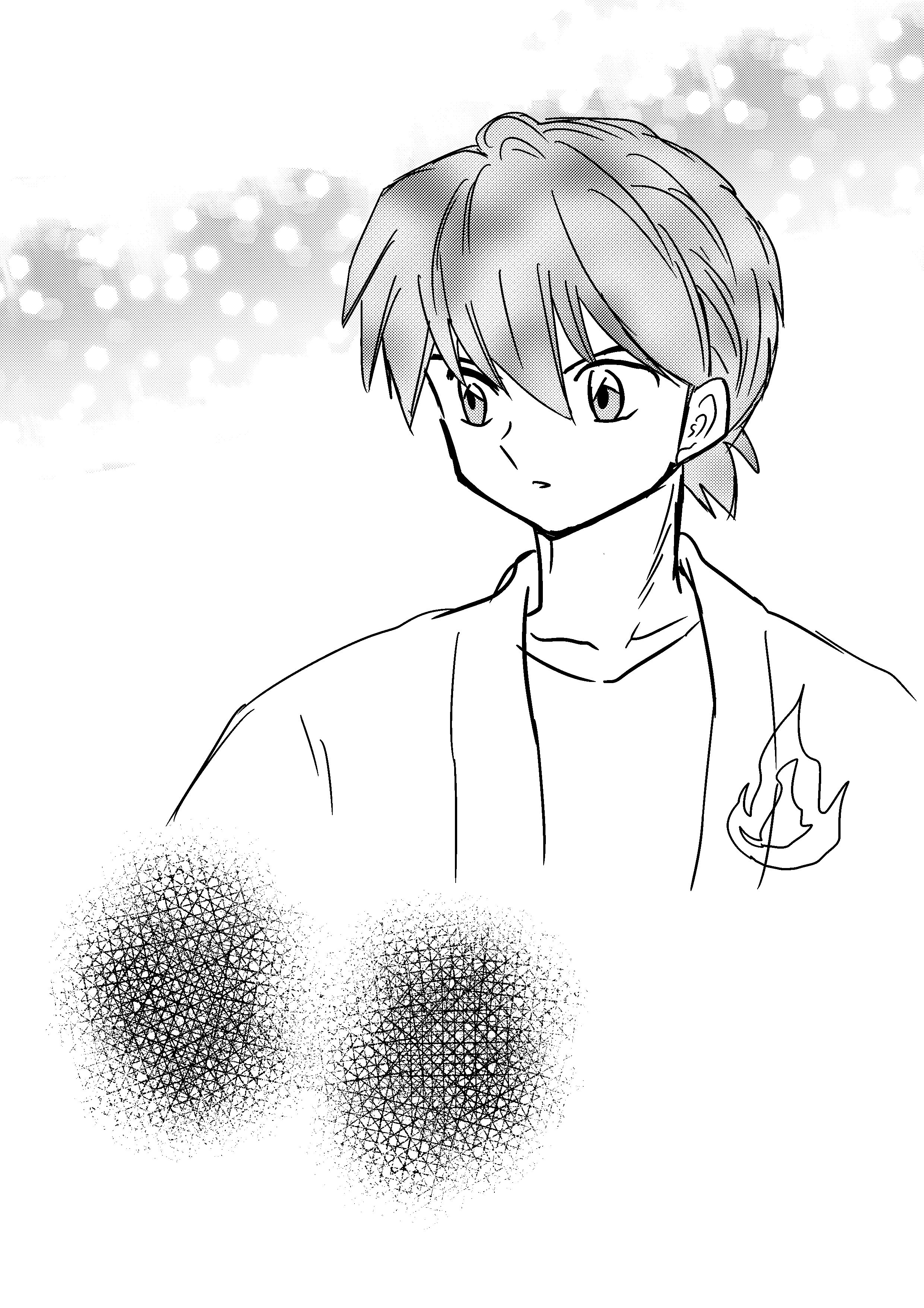 望月まりも クリスタのオススメ素材が気になったのでやってみた が 作品によって変えるので今回はりんねの場合 りんね背景お決まりのキラキラトーンは 逆光キラキラ って言う画像 有料 りんねの頭はmaxionの325番 あと4かけぼかしブラシ T Co