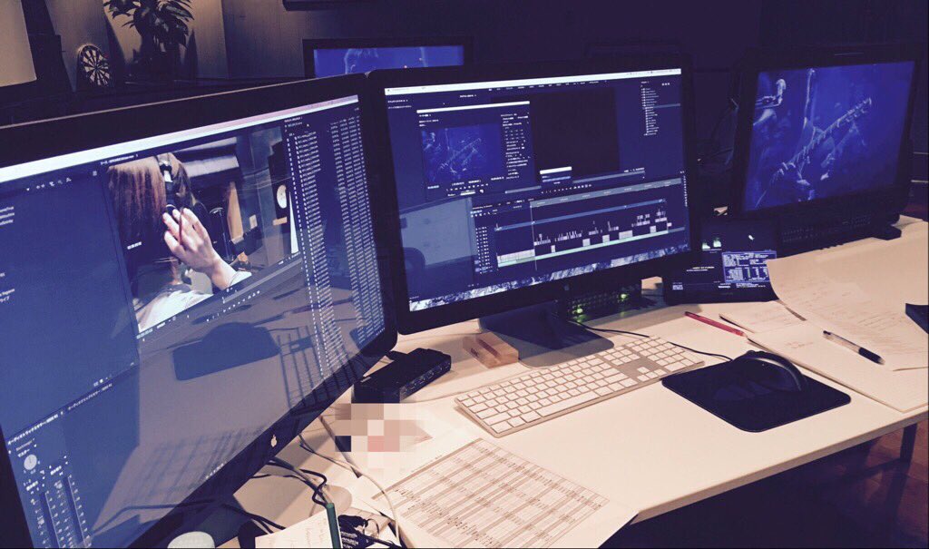 DoAsInfinity929's tweet image. Acoustic Tour 2016 -2 of Us- Live Documentary Film編集作業も大詰め！ドキュメント約90分＋ライブ約90分＝180分越えの史上最大ボリューム、内容は必見です！ #DoAs #2ofUs
