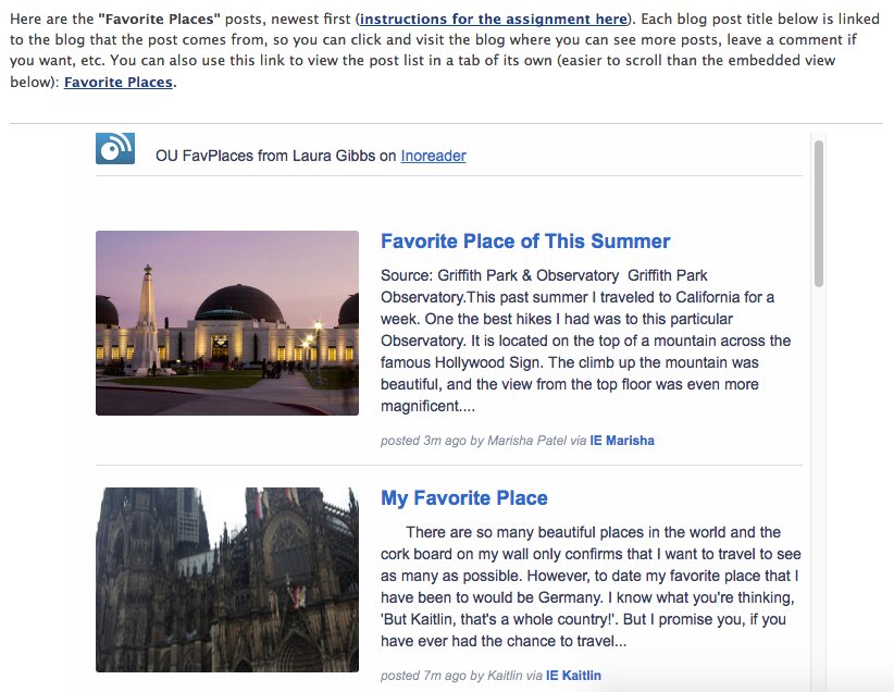 OnlineCrsLady's tweet image. SO EXCITED about blog posts coming to life with favorite places... and I&apos;ve got some #OUCreate users this time too!