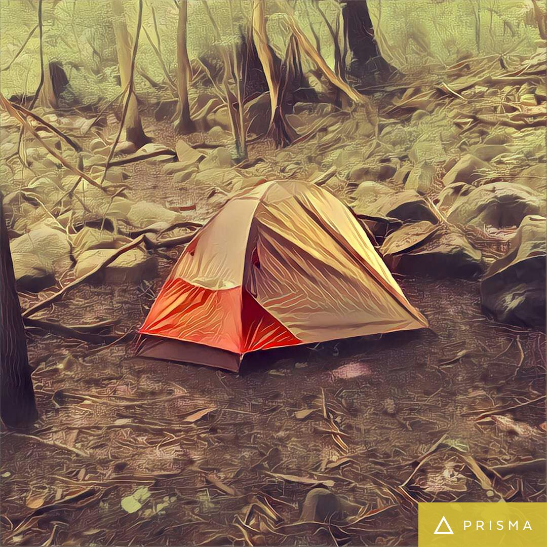 OBarstool's tweet photo. Having a little fun with phone apps while not on the trail... of trail photos.  Heh. https://t.co/iDZkqsa3CG