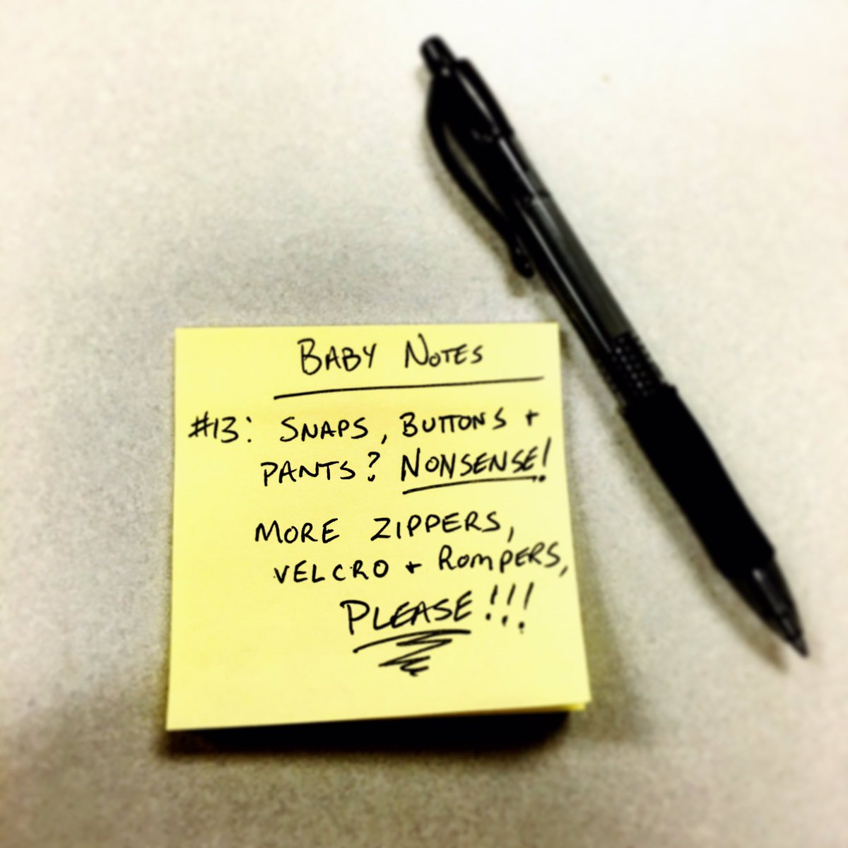 BabyNotes1's tweet photo. Save us, o gracious baby clothes makers! #BabyNotes #Parenting #DadLife #MomLife https://t.co/uIA7faWyRY