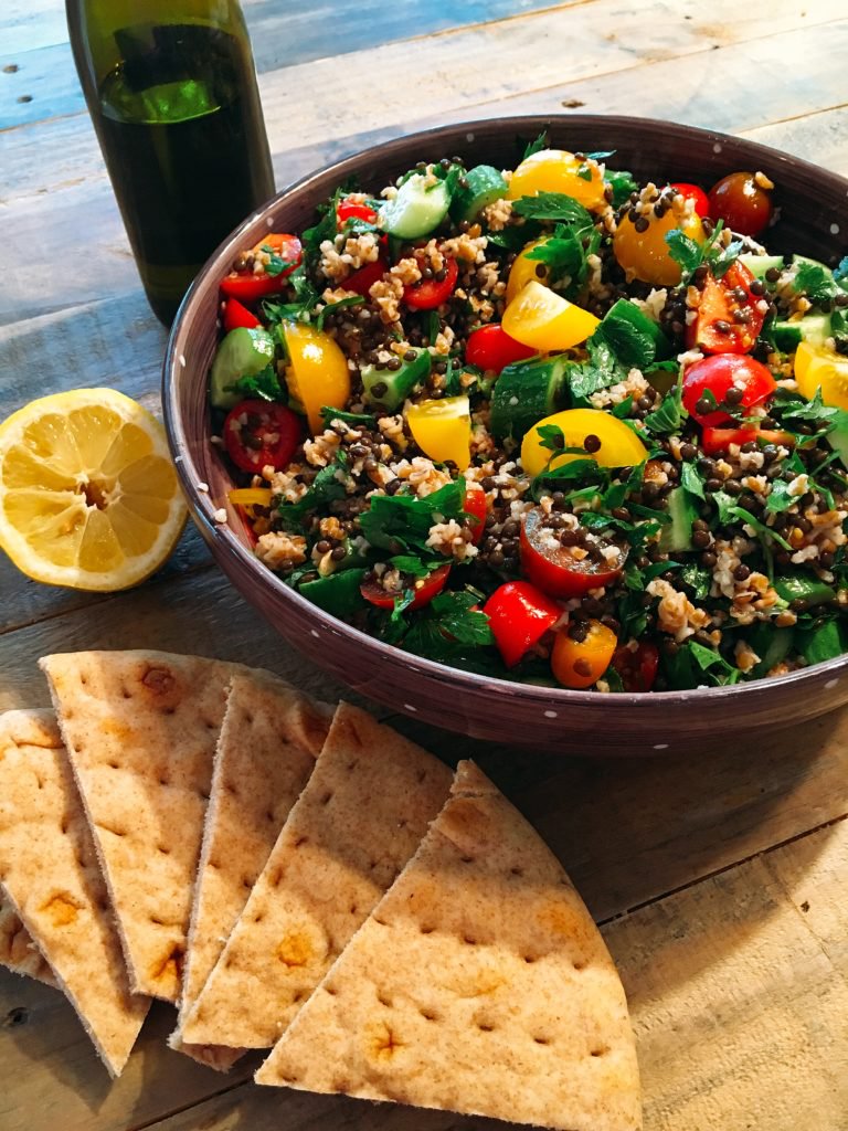 A refreshing and protein-packed Lentil Tabouleh Salad for #MeatlessMonday: ow.ly/99in303tbq2 <a href="/deborahbrooks14/">Deborah Brooks</a>