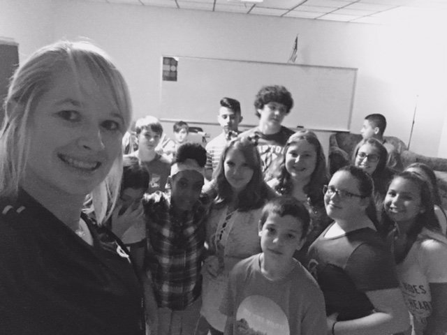 1st day of #RCMSPRIDE with this GREAT group of kids!!! #Bulldogfamily 
Leadership, Character, Community, Serve