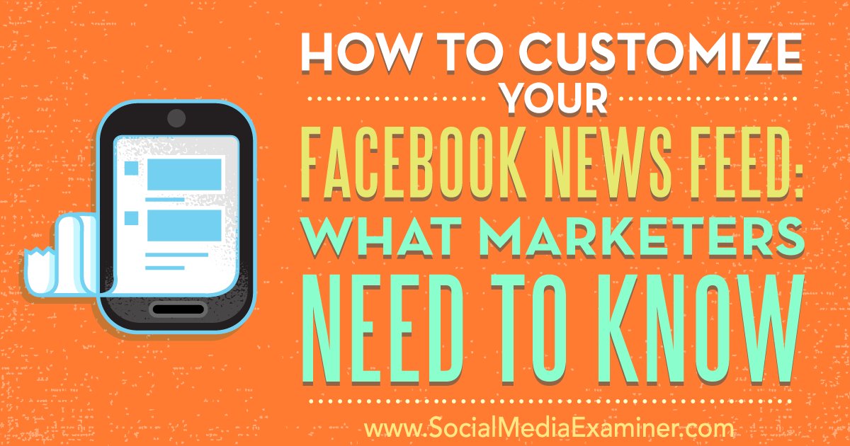 Marion_Group's tweet photo. How to Customize Your Facebook News Feed: What Marketers Need to Know https://t.co/opIaw4ZrPQ #SEO https://t.co/lRgdra5L7h