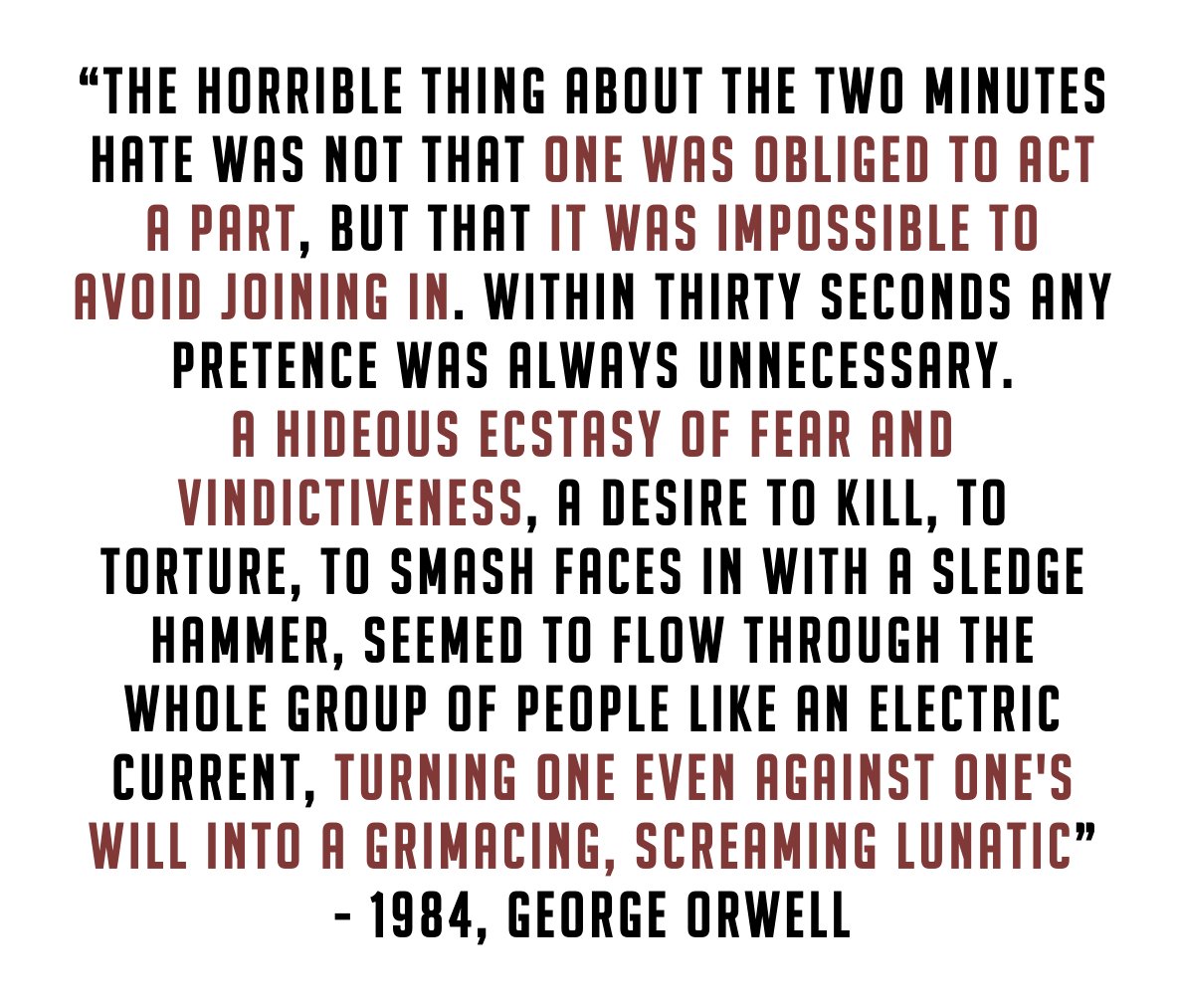 Two Minutes Hate #1984play