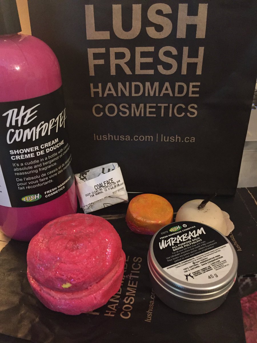 Had a pitty party for one today and splurged at <a href="/lushcosmetics/">Lush North America</a> #spoonie #chronicmigraine #retailtherapy