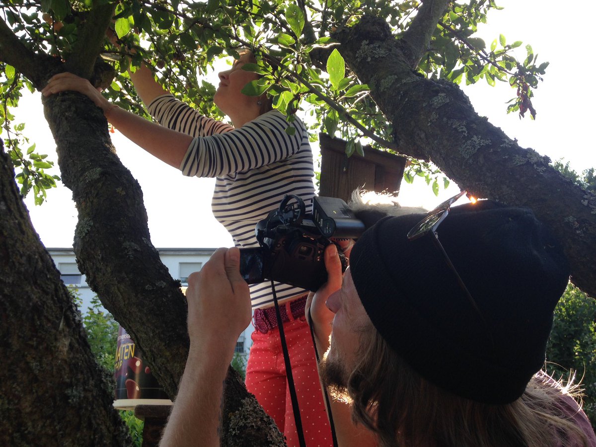 Dreharbeiten für special YouTube-Projekt mit <a href="/LennartBehnke/">Lennart Behnke</a> und <a href="/wes_ani/">Anita Westrup</a>  #swrok16