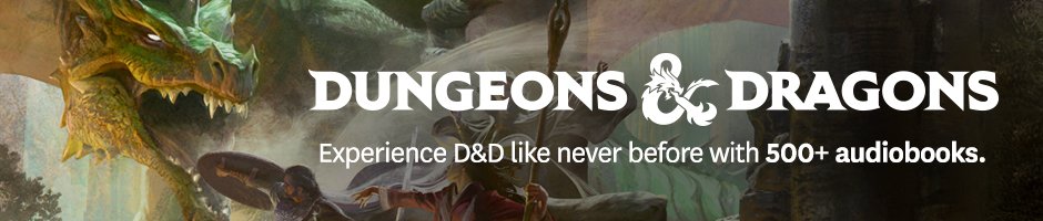 Experience #D&amp;D like never before with over 500 #audiobooks! #DnD #geeky #geeklife adbl.co/2b8KiS7